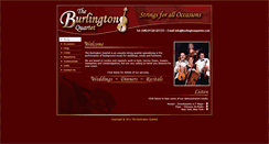 Desktop Screenshot of burlingtonquartet.com